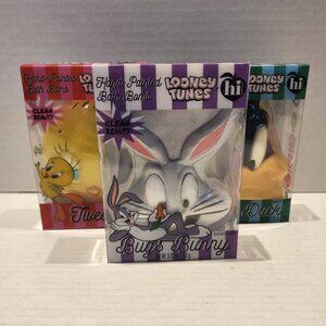 New Set of 3 Looney Tunes Bath Bombs -  Bugs Bunny, Daffy Duck & Tweety